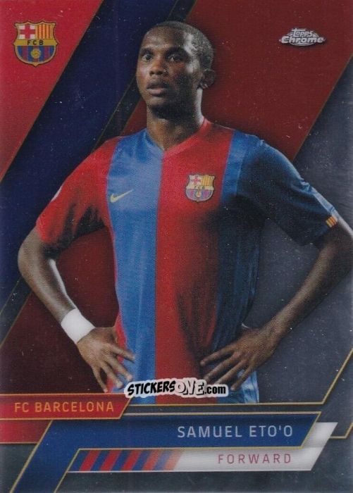 Sticker Samuel Eto'o - Chrome FC Barcelona 2022-2023
 n. 45 - Topps