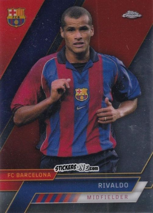 Figurina Rivaldo - Chrome FC Barcelona 2022-2023
 n. 48 - Topps