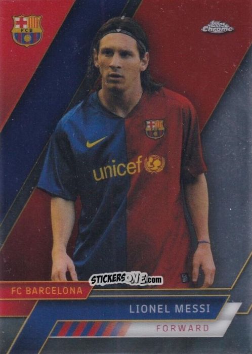 Cromo Lionel Messi - Chrome FC Barcelona 2022-2023
 n. 49 - Topps