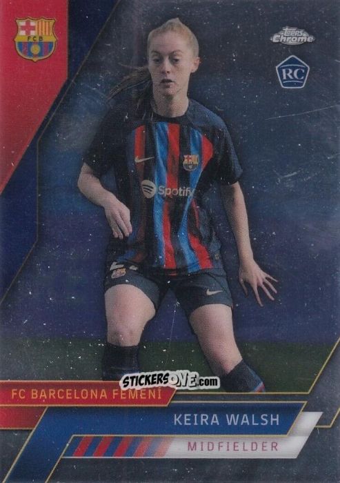 Sticker Keira Walsh - Chrome FC Barcelona 2022-2023
 n. 51 - Topps