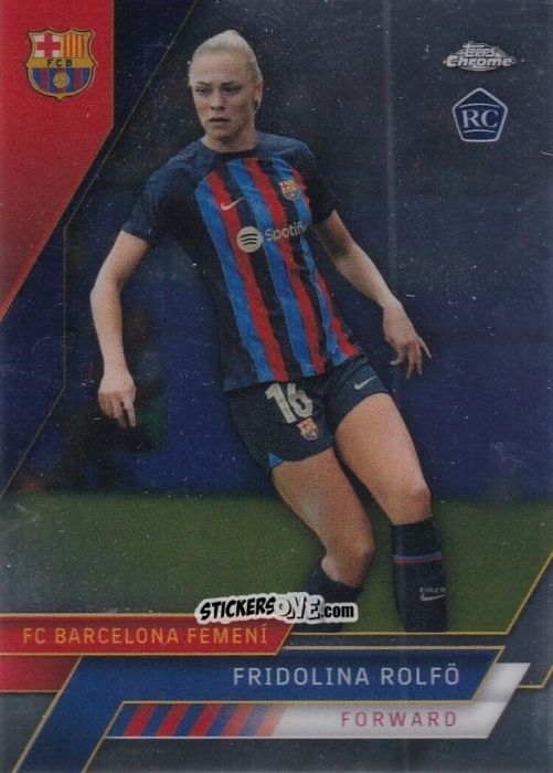 Cromo Fridolina Rolfö - Chrome FC Barcelona 2022-2023
 n. 56 - Topps