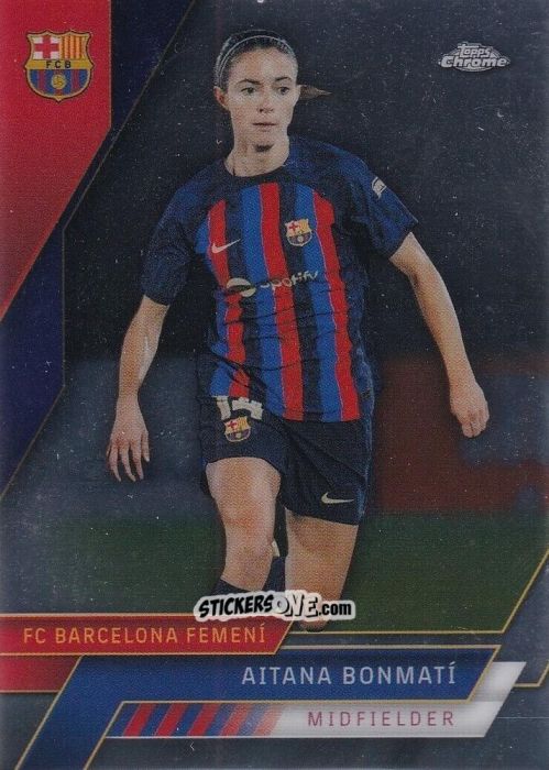 Cromo Aitana Bonmatí - Chrome FC Barcelona 2022-2023
 n. 57 - Topps