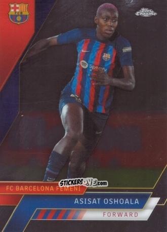 Figurina Asisat Oshoala - Chrome FC Barcelona 2022-2023
 n. 60 - Topps