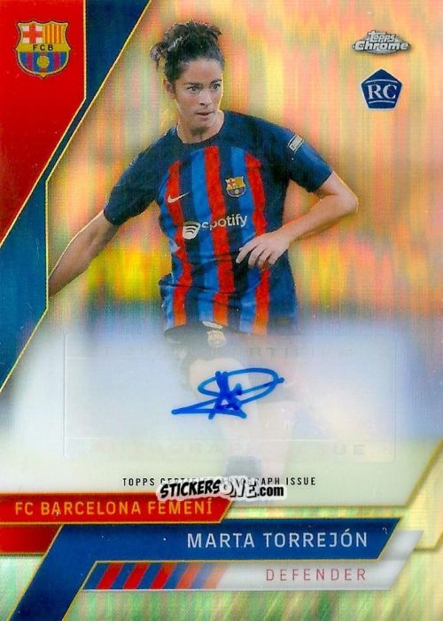 Sticker Marta Torrejón - Chrome FC Barcelona 2022-2023
 n. AA-4 - Topps