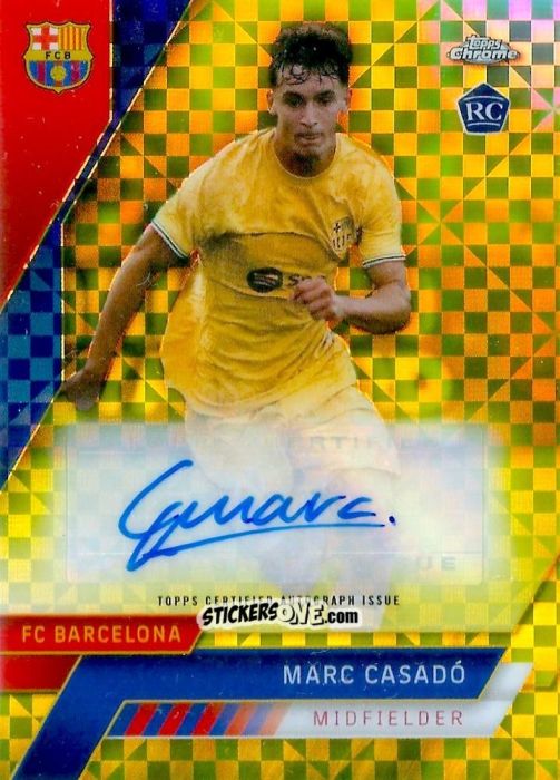 Sticker Marc Casadó - Chrome FC Barcelona 2022-2023
 n. AA-15 - Topps