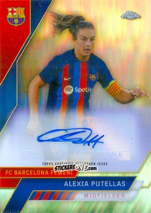 Sticker Alexia Putellas - Chrome FC Barcelona 2022-2023
 n. AA-22 - Topps