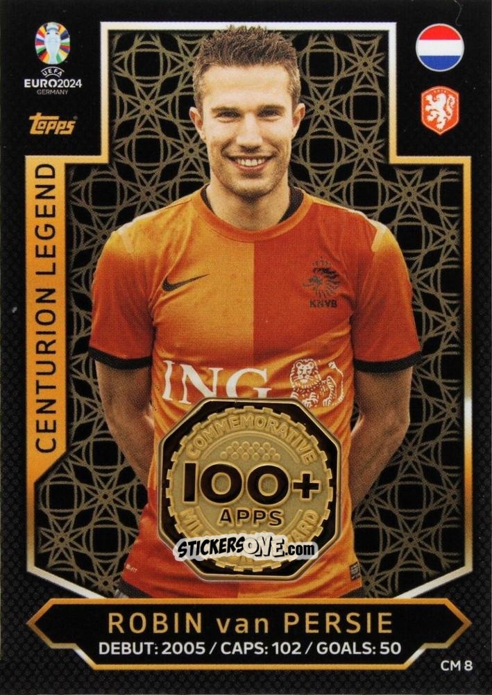 Cromo Robin van Persie - UEFA Euro 2024. Match Attax
 n. CM8 - Topps