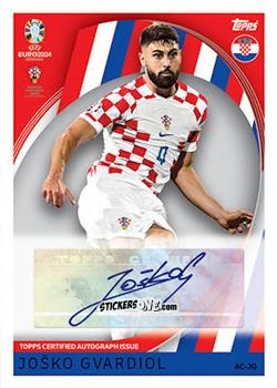 Figurina Joško Gvardiol - UEFA Euro 2024. Match Attax
 n. AC-JG - Topps