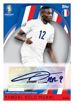 Sticker Randal Kolo Muani - UEFA Euro 2024. Match Attax
 n. AC-RKM - Topps