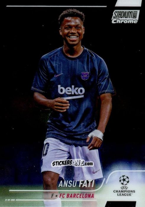 Sticker Ansu Fati - Stadium Club Chrome UEFA Champions League 2021-2022
 n. 73 - Topps