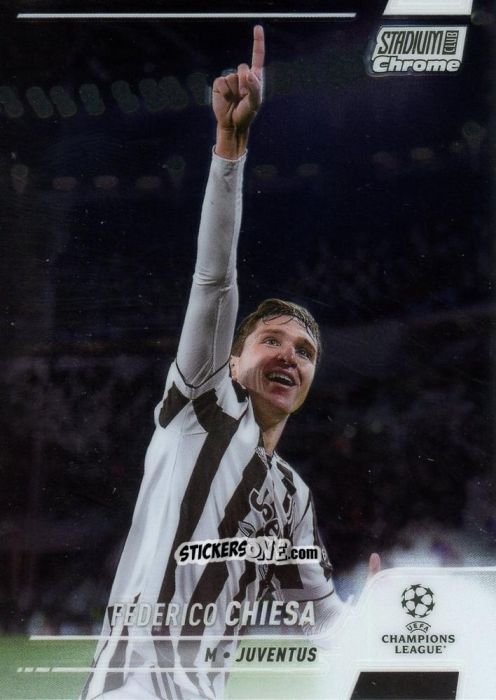 Sticker Federico Chiesa - Stadium Club Chrome UEFA Champions League 2021-2022
 n. 74 - Topps