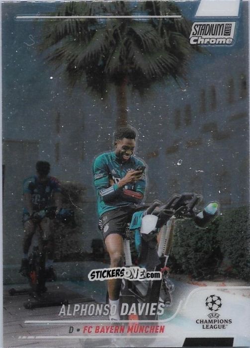 Cromo Alphonso Davies - Stadium Club Chrome UEFA Champions League 2021-2022
 n. 79 - Topps