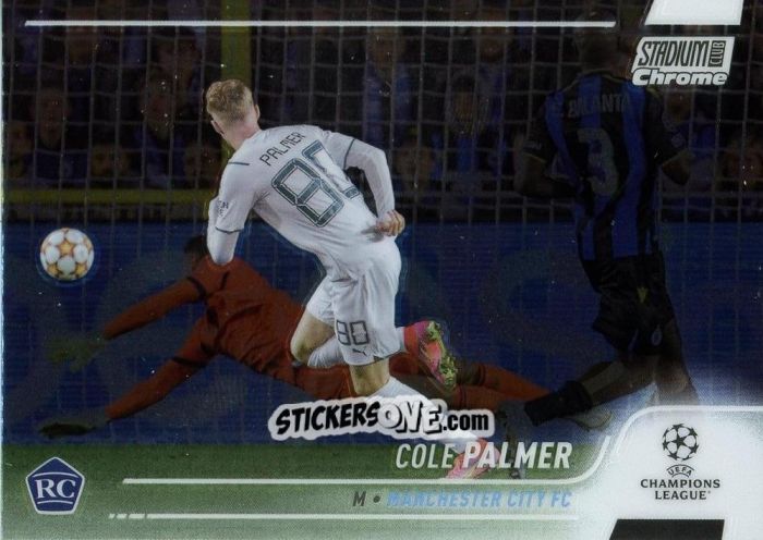 Figurina Cole Palmer - Stadium Club Chrome UEFA Champions League 2021-2022
 n. 80 - Topps