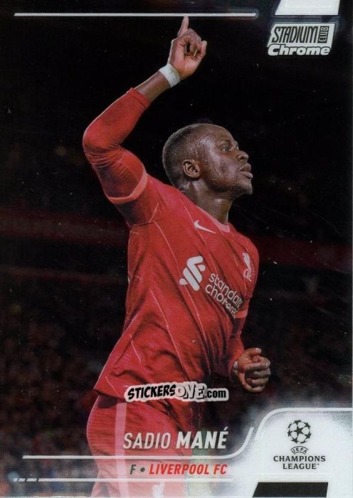Cromo Sadio Mané - Stadium Club Chrome UEFA Champions League 2021-2022
 n. 82 - Topps
