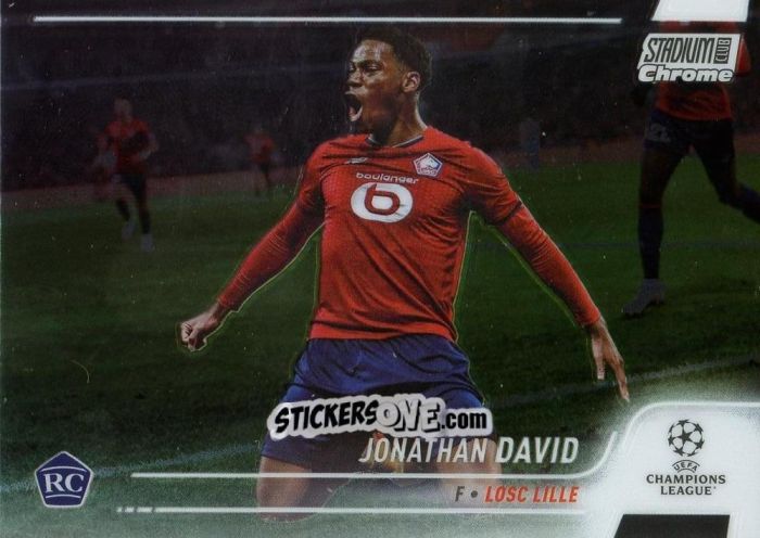 Cromo Jonathan David - Stadium Club Chrome UEFA Champions League 2021-2022
 n. 83 - Topps