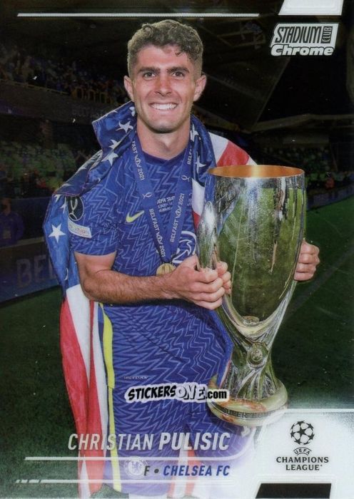 Cromo Christian Pulisic - Stadium Club Chrome UEFA Champions League 2021-2022
 n. 85 - Topps