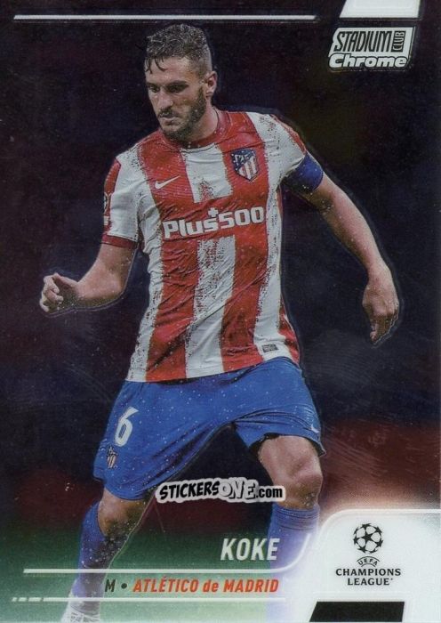 Cromo Koke - Stadium Club Chrome UEFA Champions League 2021-2022
 n. 87 - Topps