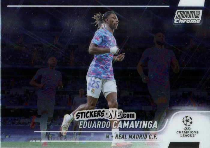 Sticker Eduardo Camavinga - Stadium Club Chrome UEFA Champions League 2021-2022
 n. 89 - Topps