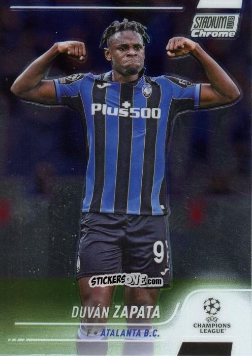 Cromo Duván Zapata - Stadium Club Chrome UEFA Champions League 2021-2022
 n. 91 - Topps