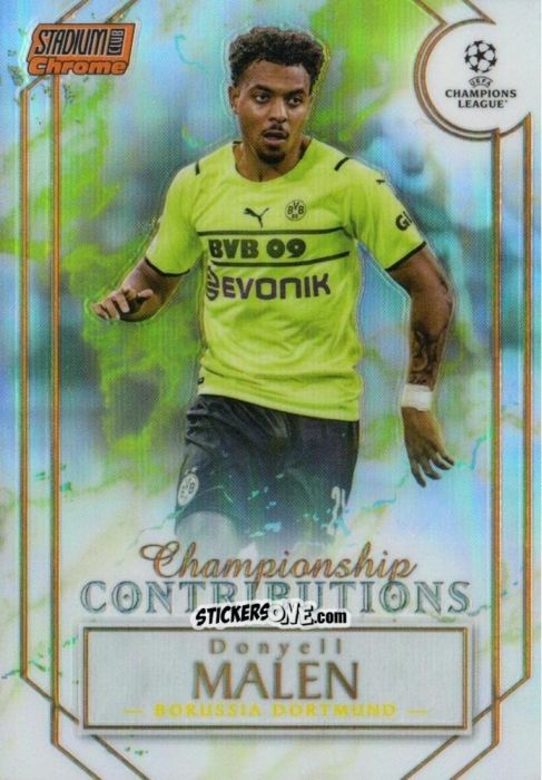Figurina Donyell Malen - Stadium Club Chrome UEFA Champions League 2021-2022
 n. CC-DM - Topps
