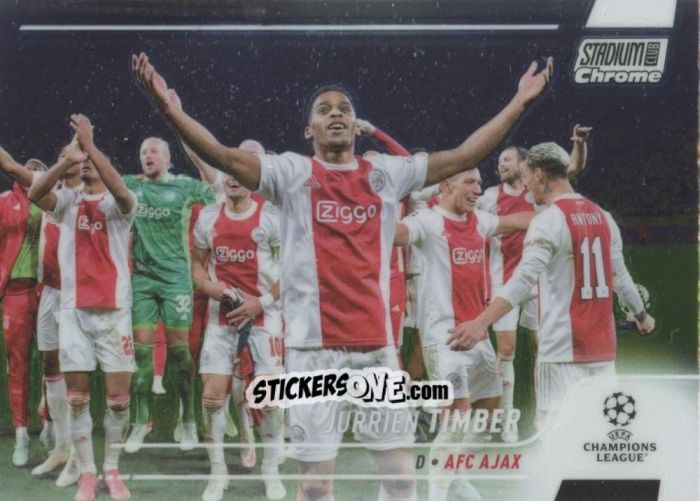 Sticker Jurriën Timber - Stadium Club Chrome UEFA Champions League 2021-2022
 n. 2 - Topps