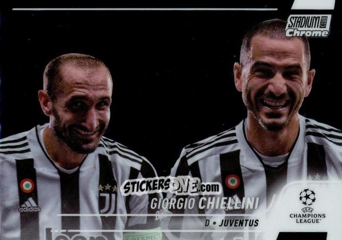 Sticker Giorgio Chiellini - Stadium Club Chrome UEFA Champions League 2021-2022
 n. 3 - Topps