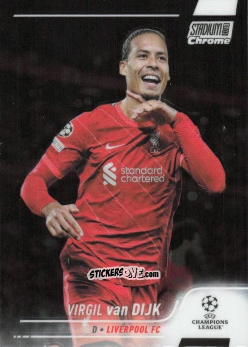 Figurina Virgil van Dijk - Stadium Club Chrome UEFA Champions League 2021-2022
 n. 4 - Topps