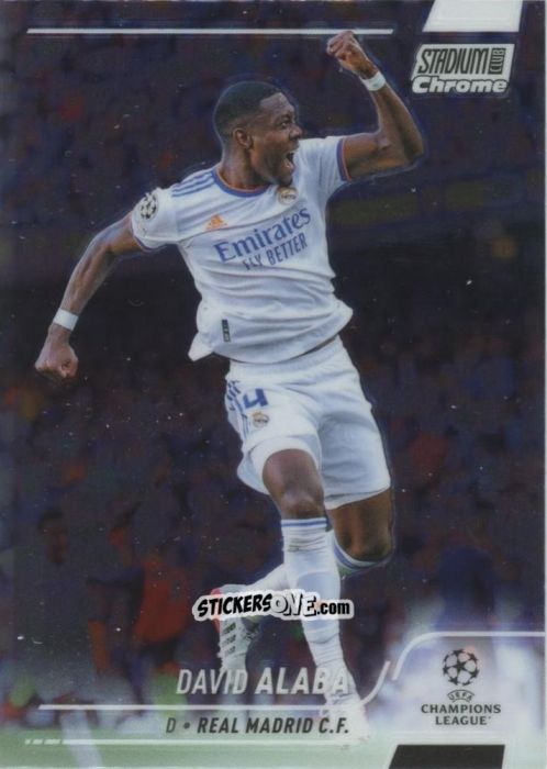 Sticker David Alaba - Stadium Club Chrome UEFA Champions League 2021-2022
 n. 5 - Topps