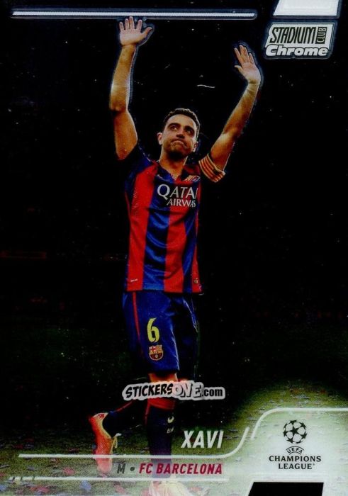 Sticker Xavi - Stadium Club Chrome UEFA Champions League 2021-2022
 n. 6 - Topps