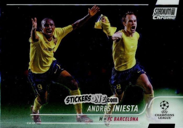 Cromo Andrés Iniesta - Stadium Club Chrome UEFA Champions League 2021-2022
 n. 8 - Topps