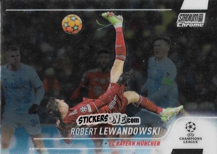 Sticker Robert Lewandowski - Stadium Club Chrome UEFA Champions League 2021-2022
 n. 9 - Topps