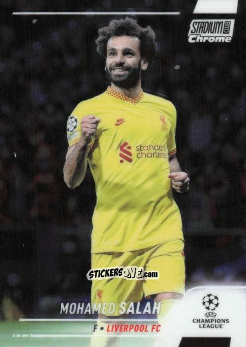 Cromo Mohamed Salah - Stadium Club Chrome UEFA Champions League 2021-2022
 n. 11 - Topps