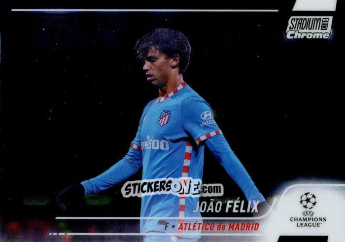 Sticker João Félix - Stadium Club Chrome UEFA Champions League 2021-2022
 n. 12 - Topps