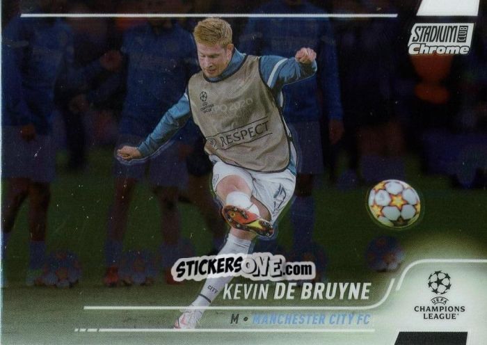 Cromo Kevin De Bruyne - Stadium Club Chrome UEFA Champions League 2021-2022
 n. 17 - Topps