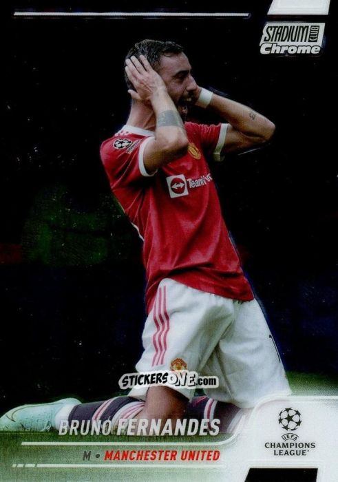 Sticker Bruno Fernandes - Stadium Club Chrome UEFA Champions League 2021-2022
 n. 18 - Topps