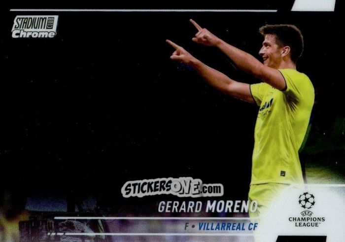 Sticker Gerard Moreno - Stadium Club Chrome UEFA Champions League 2021-2022
 n. 24 - Topps