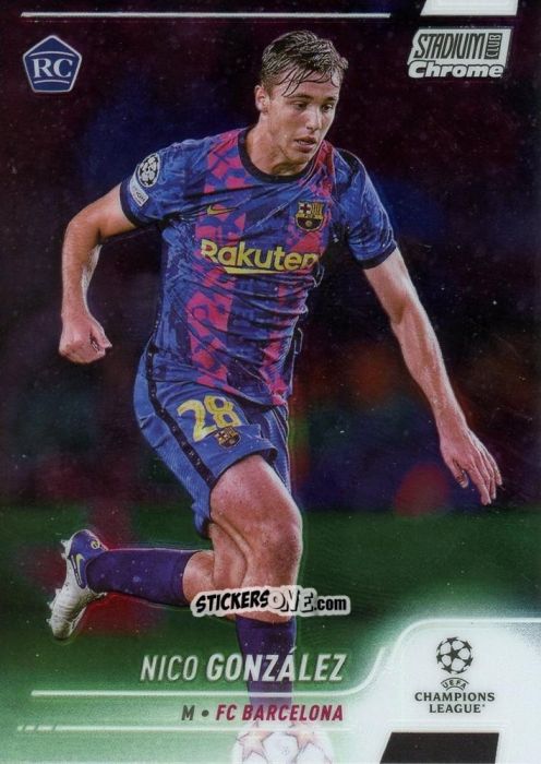 Figurina Nico González - Stadium Club Chrome UEFA Champions League 2021-2022
 n. 28 - Topps
