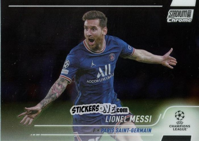 Cromo Lionel Messi - Stadium Club Chrome UEFA Champions League 2021-2022
 n. 30 - Topps