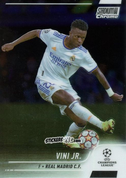 Figurina Vini Jr. - Stadium Club Chrome UEFA Champions League 2021-2022
 n. 33 - Topps