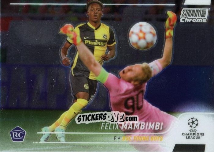 Figurina Felix Mambimbi - Stadium Club Chrome UEFA Champions League 2021-2022
 n. 37 - Topps