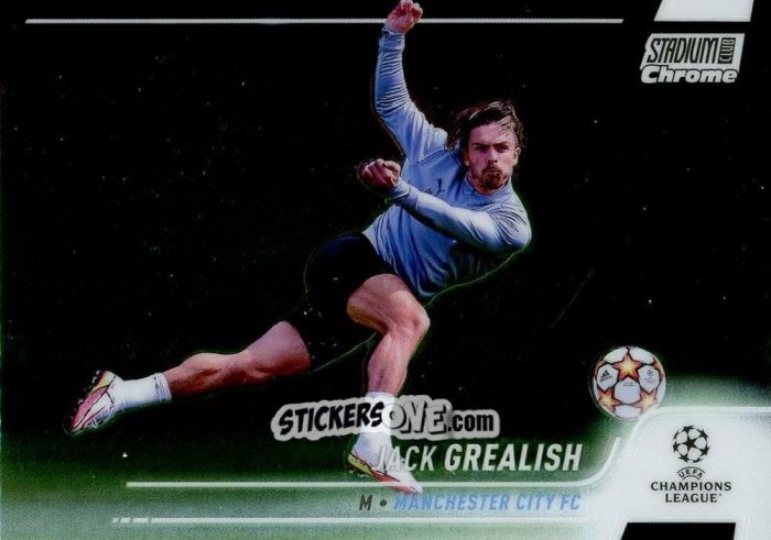 Sticker Jack Grealish - Stadium Club Chrome UEFA Champions League 2021-2022
 n. 40 - Topps