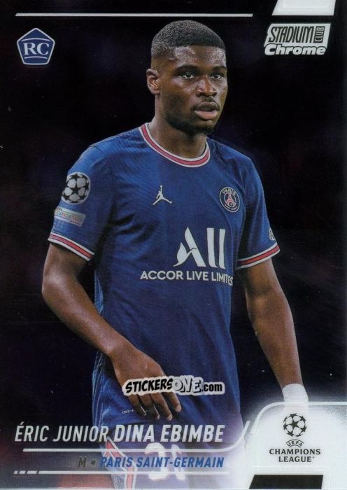 Cromo Éric Junior Dina Ebimbe - Stadium Club Chrome UEFA Champions League 2021-2022
 n. 41 - Topps