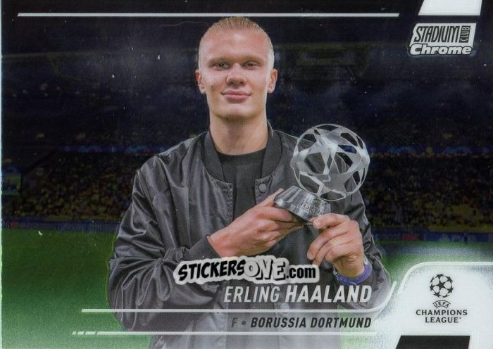 Cromo Erling Haaland - Stadium Club Chrome UEFA Champions League 2021-2022
 n. 46 - Topps