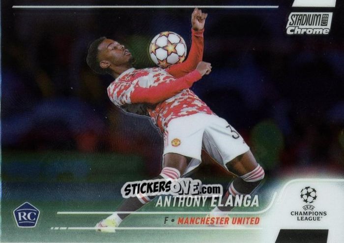 Cromo Anthony Elanga - Stadium Club Chrome UEFA Champions League 2021-2022
 n. 48 - Topps