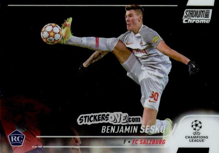 Cromo Benjamin Sesko - Stadium Club Chrome UEFA Champions League 2021-2022
 n. 49 - Topps