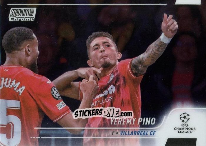 Cromo Yeremy Pino - Stadium Club Chrome UEFA Champions League 2021-2022
 n. 51 - Topps