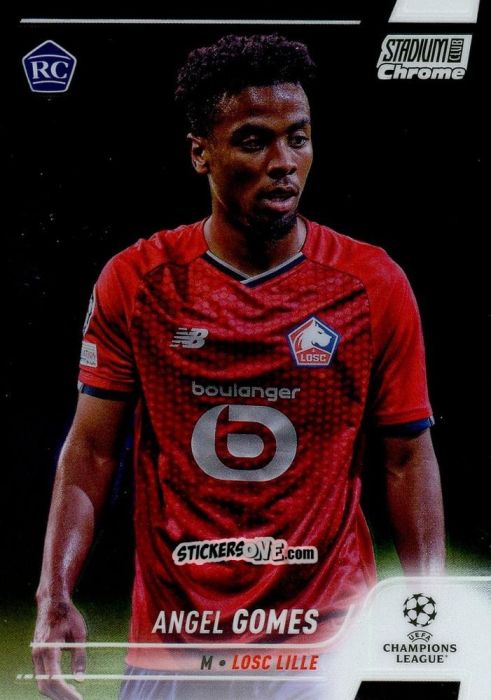 Cromo Angel Gomes - Stadium Club Chrome UEFA Champions League 2021-2022
 n. 52 - Topps
