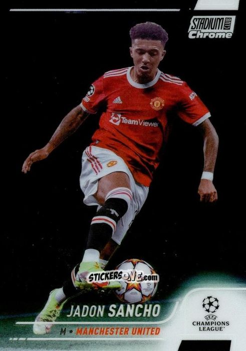 Cromo Jadon Sancho - Stadium Club Chrome UEFA Champions League 2021-2022
 n. 58 - Topps