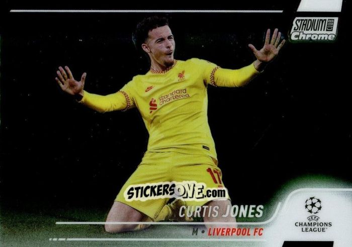 Sticker Curtis Jones - Stadium Club Chrome UEFA Champions League 2021-2022
 n. 59 - Topps