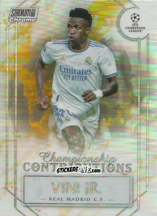 Figurina Vini Jr. - Stadium Club Chrome UEFA Champions League 2021-2022
 n. CC-VJ - Topps